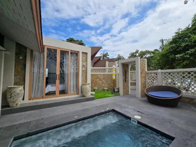 Beachfront Villa with  Private Pool — Cocohut Beach Resort Koh Phangan