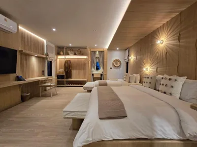 The Terrace with Double Bed — Cocohut Beach Resort Koh Phangan